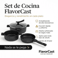 thumbnail image 2 of Juego de sartenes de aluminio fundido FlavorStone Gran Gourmet Set 6 accesorios, 2 of 6