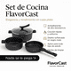 thumbnail image 2 of Juego de sartenes de aluminio fundido FlavorStone Gran Gourmet Set 6 accesorios, 2 of 6