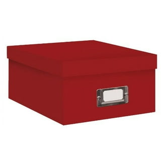 Pioneer Jumbo Scrapbook Storage Box, Black, 14.75 Inch X 13 Inch X 3.75 Inch