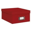 Pioneer Photo Albums B-1S Photo Storage Box, Bright Red