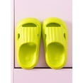 thumbnail image 6 of Rotosw Kids Shower Slippers Slip On Water Shoes Backless Slide Sandals Comfort Flat Clogs Home Soft Green 11C, 6 of 9