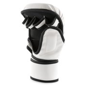 UFC MMA Sparring Gloves - S/M, White - All-In-One Training Essential - Boxing Protection with MMA Versatility