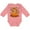 Mauve, variant on Inktastic Owl in a Pumpkin- cute for Halloween and Thanksgiving Boys or Girls Long Sleeve Baby Bodysuit