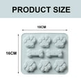 thumbnail image 2 of 6 even cat claw bone cake chocolate silicone mold microwave oven baking ice lattice pudding jelly moldblue, 2 of 5