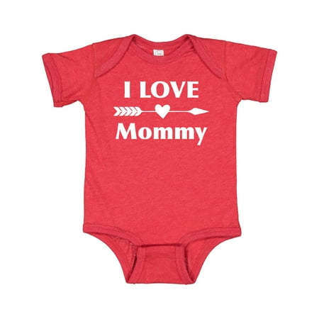 

Inktastic I Love Mommy Gift Baby Boy or Baby Girl Bodysuit