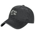 thumbnail image 4 of Bite Me Fishing Cap Print Vintage Wash Dad Hat Adjustable Curved Brim Baseball Cap,Made In USA,Casual Outdoor Sports Fishing Cap for Men and Women, 4 of 9