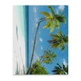 thumbnail image 4 of SUNENAT Summer Tropical Beach Ocean with Palm Tree Canvas Prints Painting Wall Art Wooden Frame Artwork for Home Decoration Wall Decor, 20 x 16 Inches, 4 of 4