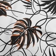 thumbnail image 1 of oneOone Rayon White Fabric Abstract Tropical Leaf Craft Projects Decor Fabric Printed By The Yard 56 Inch Wide, 1 of 4
