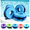 Blue, variant on Inflatable Arm Floaties Swim Training Water Wings for Pool Beach Swimming with Adjustable Safety Buckles 6 Inch Light Blue