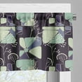 thumbnail image 5 of Ambesonne Floral Valance & Curtain, Geometric Soft Spring, 55"x30", Pale Green Slate Blue, 5 of 6