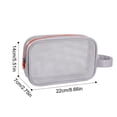 thumbnail image 3 of Weloille Mesh Toiletry Bag 1 Piece, Portable Handheld Mesh Wash Bag for Travel and Gym Use, 3 of 6