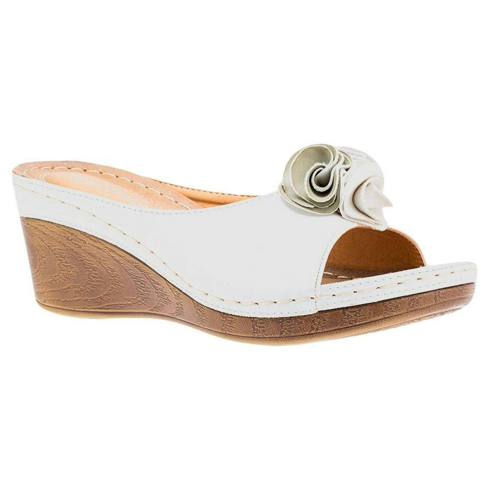 GC Shoes - GC SHOES Womens Sydney Wedge Sandals - Walmart.com - Walmart.com