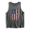 thumbnail image 4 of Mifsaly Womens Sleeveless Tank Tops Loose Fit Cotton Graphic Summer Shirts Breathable Soft Casual Independence Day Vest Patriotic Distressed Flag Tops L, 4 of 4