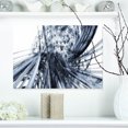 thumbnail image 1 of Fractal Rayures Connectées Noir et Blanc - Impression sur Toile, 1 of 3