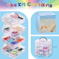 thumbnail image 3 of Boucle d'Oreille Perles Kit, Outil Complet 32291pcs Bracelet Faire Kit pour Porte-Clés, 3 of 8
