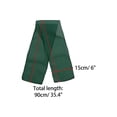 thumbnail image 2 of INSPIRE CHIC Women Transparent Skinny Organza Scarf Solid Color Lightweight Neckerchief Dark Green 90x15cm/35.4x6", 2 of 5