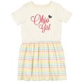 thumbnail image 3 of Inktastic Ohio Girl Girls Toddler Dress, 3 of 5