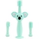 thumbnail image 1 of Cepillo de dientes para bebés, cepillo de dientes de silicona suave para bebés con aprobación sin BPA, cepillo de dientes de entrenamiento dental para bebés de 6 meses a 3 años (Green Koala, 1 of 1