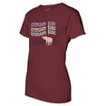 thumbnail image 2 of Women's Crimson Alabama Crimson Tide Repeat Slogan Boyfriend T-Shirt, 2 of 3