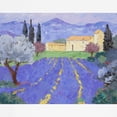 thumbnail image 3 of CafePress - Lavender Farm Long Sleeve T Shirt - Unisex Cotton Long Sleeve T-Shirt, 3 of 4