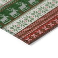 thumbnail image 3 of Addison Rugs Chantille Indoor/Outdoor Transitional Holiday Red Machine Washable Rectangle Rug, 8' x 10', 3 of 7
