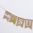 thumbnail image 3 of LABSERRON Hello Summer Banner Burlap Garland Flag Pennant Banner Flags 1Set For Home Decor Party Celebrations, 3 of 8