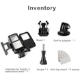 thumbnail image 4 of Cámara impermeable a prueba de agua Caja protectora de buceo Camcorder Protector Accesorios fotográficos Reemplazo para DJI Acción 2 Negro Methold EL006088-02B, 4 of 7