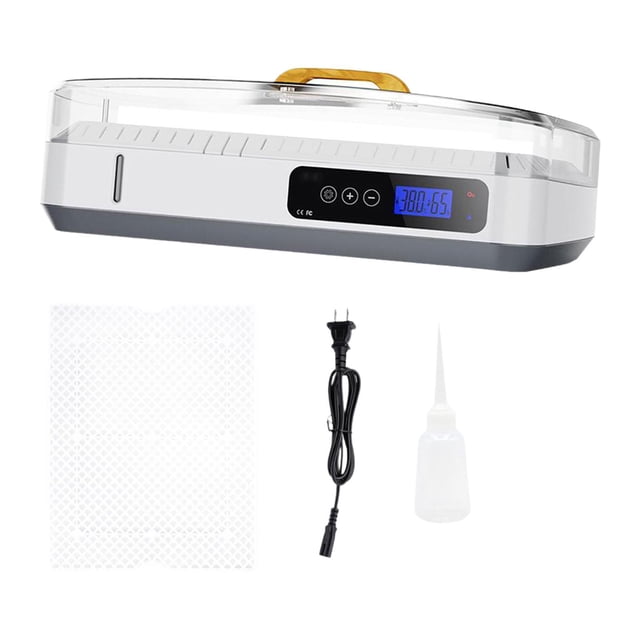 Incubadora de huevos Digital, caja para incubar huevos, incubadora ligera y resistente para aves de corral, máquina inteligente para incubar en casa