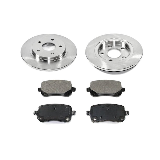 Rear Brake Pad and Rotor Kit Compatible with 2008 2012 Chrysler