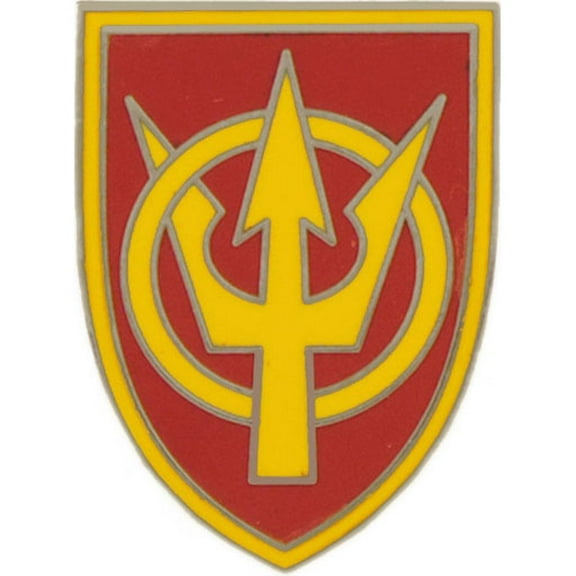 Eagle Emblems P15089 Pin - Army, 4th Transportation Brigade - 1 in.