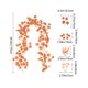 thumbnail image 3 of Seyotauo Fall Garland, Fall Decorations for Home, Hanging Maple Fall Leaves Garland, Artificial Autumn Thanksgiving Decor Outdoor Indoor for Wedding Party Fireplace Mantle Decorations, 3 of 6