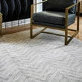 thumbnail image 4 of nuLOOM Rosanne Geometric Area Rug, 6' 7" x 9', Gray, 4 of 4