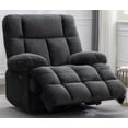 "Oversized Power Recliner with Electric Fabric, USB Port, for Adults
