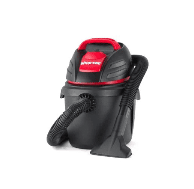 Shop-Vac Shop Vacuum, 2 1/2 gal Tank Size, 1 1/4 in Vacuum Hose Dia., Plastic
