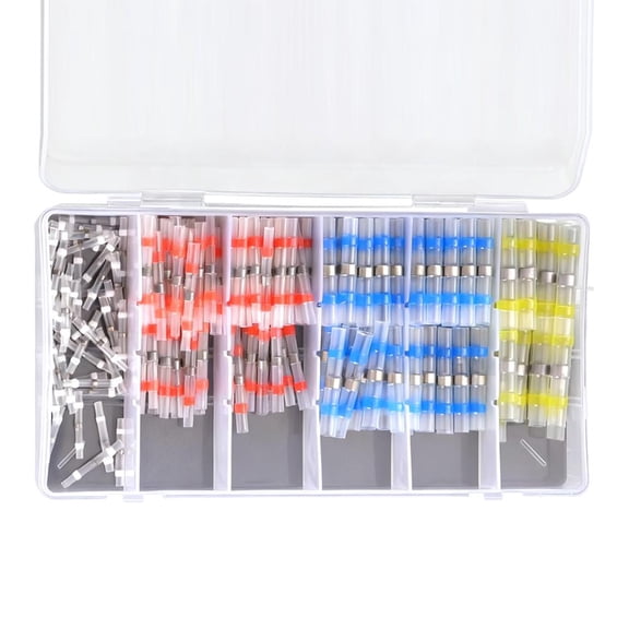 50-200x Bagged,Waterproof Solder Seal Heat Shrink Butt Wire Connectors Terminals