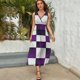 thumbnail image 5 of Abstract Geometrical Vestido Sin Mangas Vestidos Para Mujer, Vestido Suelto De Verano 2025, 5 of 5