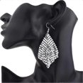 thumbnail image 5 of Pendientes colgantes con lentejuelas y dijes de estrellas, nuevos pendientes geométricos redondos y brillantes, joyería para mujer, ventas ---- Rosa roja - Código de producto 76461 Rosa roja, 5 of 5