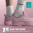 thumbnail image 2 of ALLSWIFIT Women's Slip-On Walking Shoes | Hands-Free Cushioned Sneakers with Arch Support for Running, Gym, Tennis & Everyday Comfort, 2 of 9
