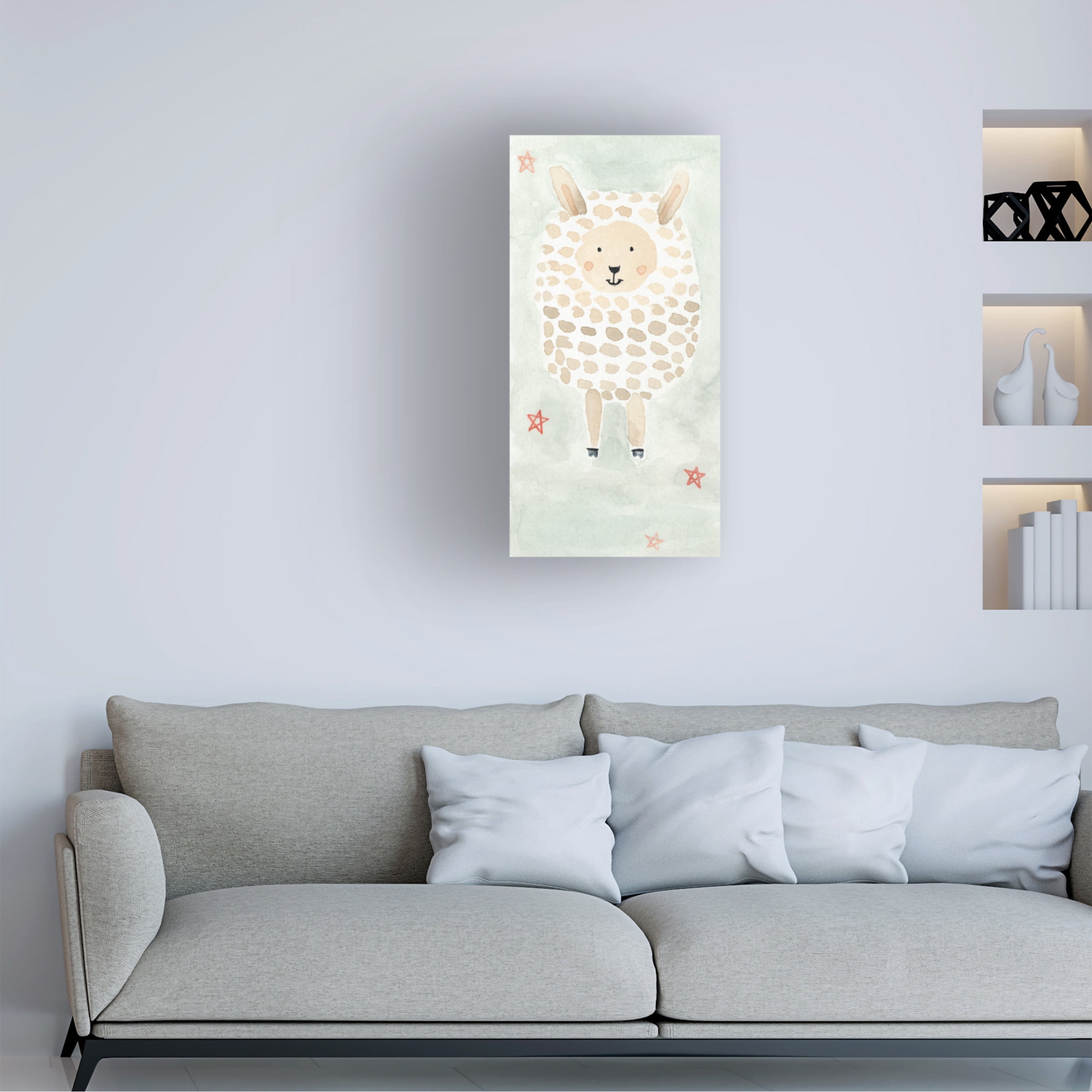 Natalie Timbrook 'Counting Sheep No 3' Canvas Art