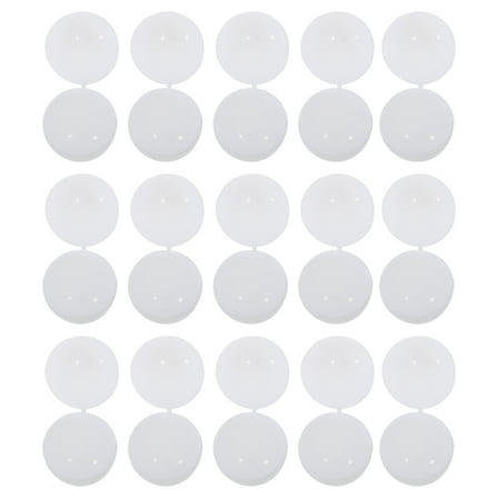 KALLORY Eggs Toys for Kids White Plastic 24Pcs 2.4x1.6in