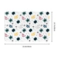 thumbnail image 3 of Daiia Turtles And Corals Front Door Mat, Heavy Duty Durable Welcome Mat for Outdoor Indoor, Dirt Trapper Waterproof Super Absorbent Door Mat, 16" x 24", 3 of 9