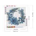 thumbnail image 2 of Pintura de diamante 5D DIY Kit de corona de taladro redondo completo decoración del hogar 30x30cm azul, 2 of 9