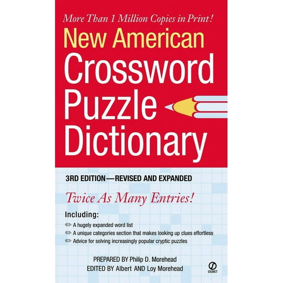 New American Crossword Puzzle Dictionary, (Paperback)