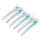 thumbnail image 1 of pinzas para el cabello para peinar la sección, pinzas para el cabello largas antideslizantes con pico de pato con banda de silicona, pinzas para el cabello para corte de cabello, pinzas para el, 1 of 5