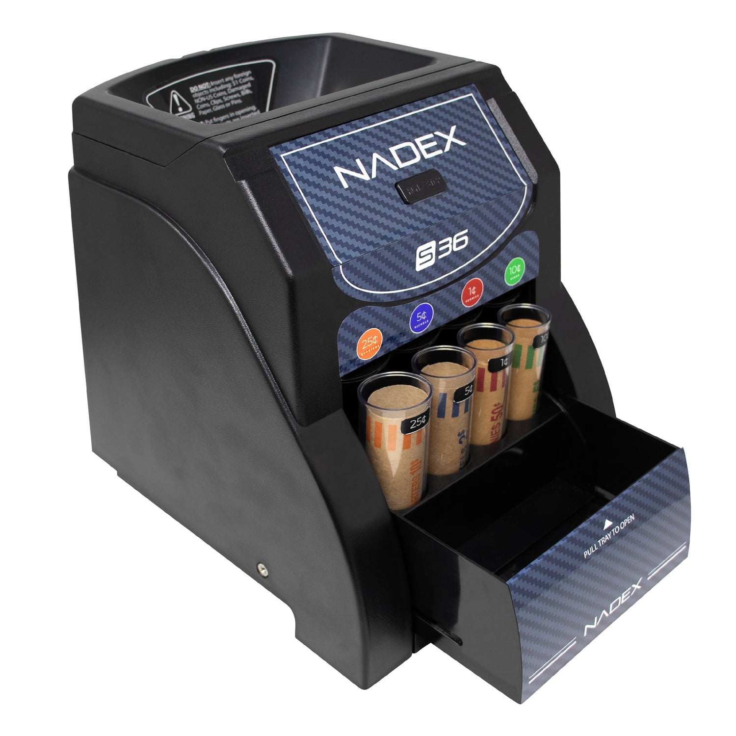 Automatic USD Coin Sorter, Counter & Wrapper - 270 Coins