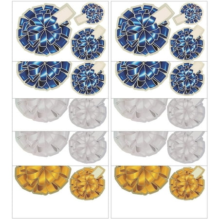 Bowdacious Gift Bows, 30 Christmas & Hanukkah Holiday Bows, 3D Looking Gift Bow Stickers with Foil Accents & Attached Gift Tag. No More Crushed Bows!