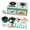 Green, variant on Rirozkan Play Kitchen Set, Pretend Play Cooking Toys with Stove and Accessories, Cutting Fruits Simulation Game for Interactive Fun, for Family Gathering or Holiday Activity