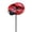 Red, variant on YIGOUMY- 12cm Resin Ladybug Bee Water Feeder Stake, Outdoor Backyard Pollinator Drinking Bowl, Weather Resistant Garden Lawn Ornament for Wild Bee & Small Bird Hydration Station (Red)