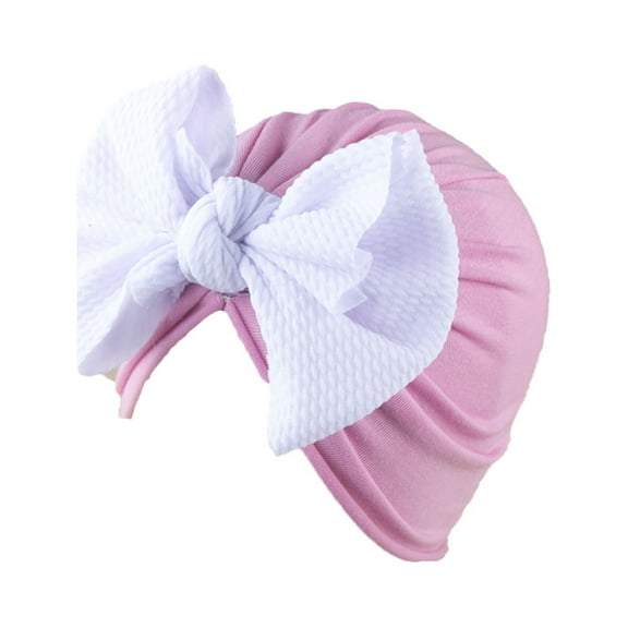 Generic Baby Girls Hats Caps Children's Wide Brim Babys Floral Solid Hat Cap Beanie Bowknot Headband Headwear Accessories Unisex Durable(,B)