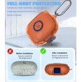thumbnail image 4 of [Actualización De Bloqueo Seguro] Para Beats Powerbeats Pro 2 2025 Funda Con Kit De Limpieza Agentnano Funda Protectora Transparente De Tpu A Prueba De Golpes Con Estuche De Carga Beats Powerbeats Pro, 4 of 5